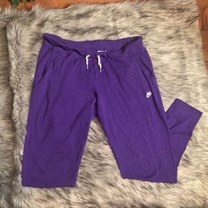 Purple Nike Joggers